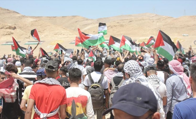 Ürdünlüler İsrail'in saldırılarını protesto etmeyi sürdürüyor