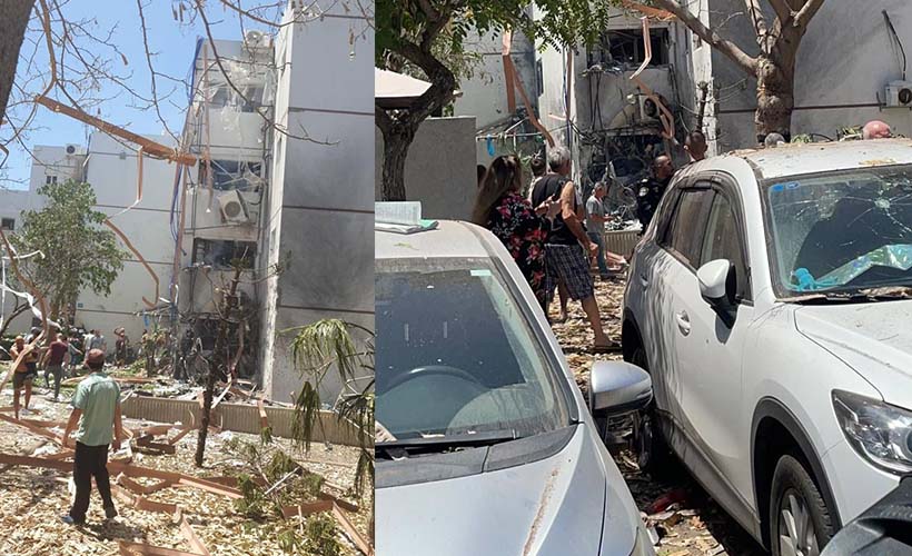 Aşdod’a roket saldırısı: Birçok ev hasar gördü