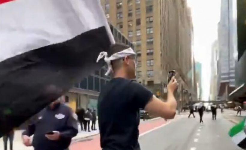 İsrail’e tepkiler çığ gibi: New York’ta saldırılar protesto edildi