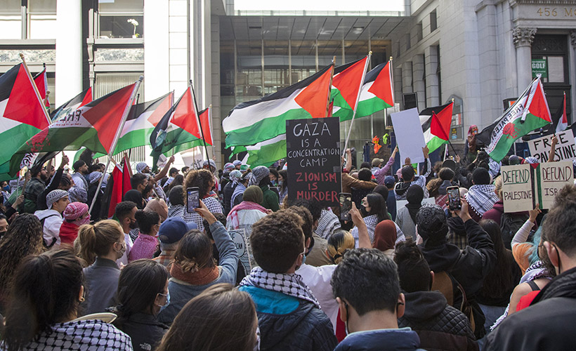 ABD’de Filistin’e destek gösterileri sürüyor