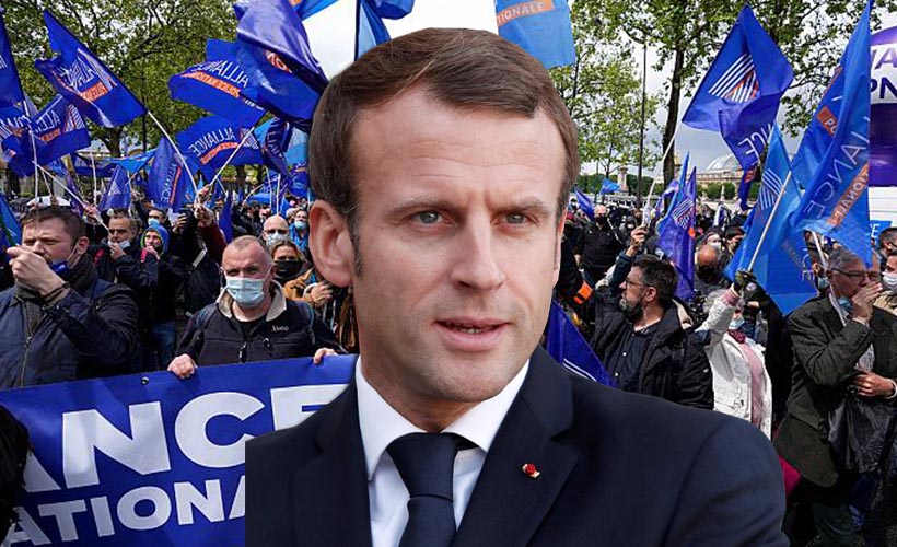 Fransız polisler de Macron'a karşı ayaklandı