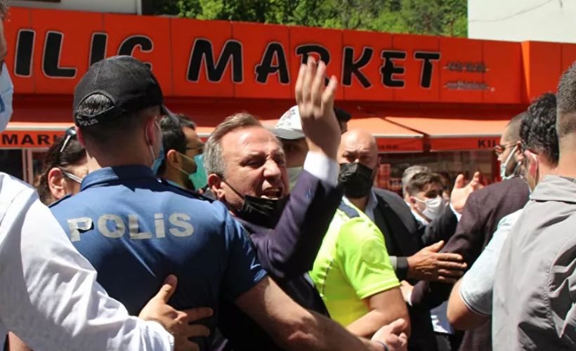 Vatandaştan Akşener'e tepki: 'Burada ne işiniz var sizin?'