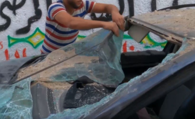 İsrail'in Gazze'ye saldırıları nedeniyle yaşanan yıkım