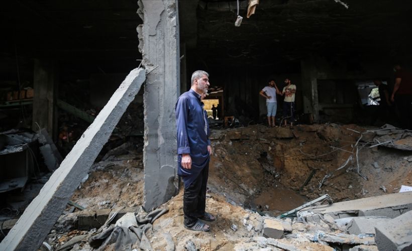 İsrail saldırıları Gazze'de evlere dağılan şebeke suyunda yüzde 50 azalmaya neden oldu