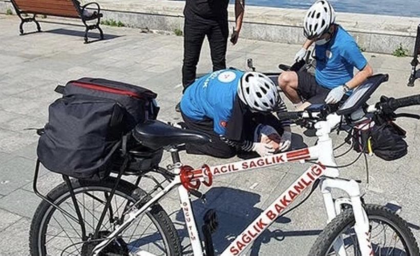 Adalar’da bisiklet ambulansları göreve başladı.