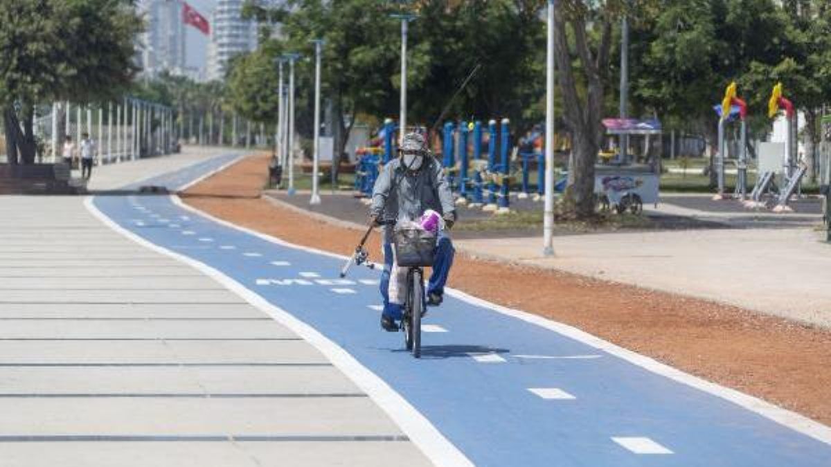 Mersin’de bisiklet yolu projesi tamamlanmak üzere