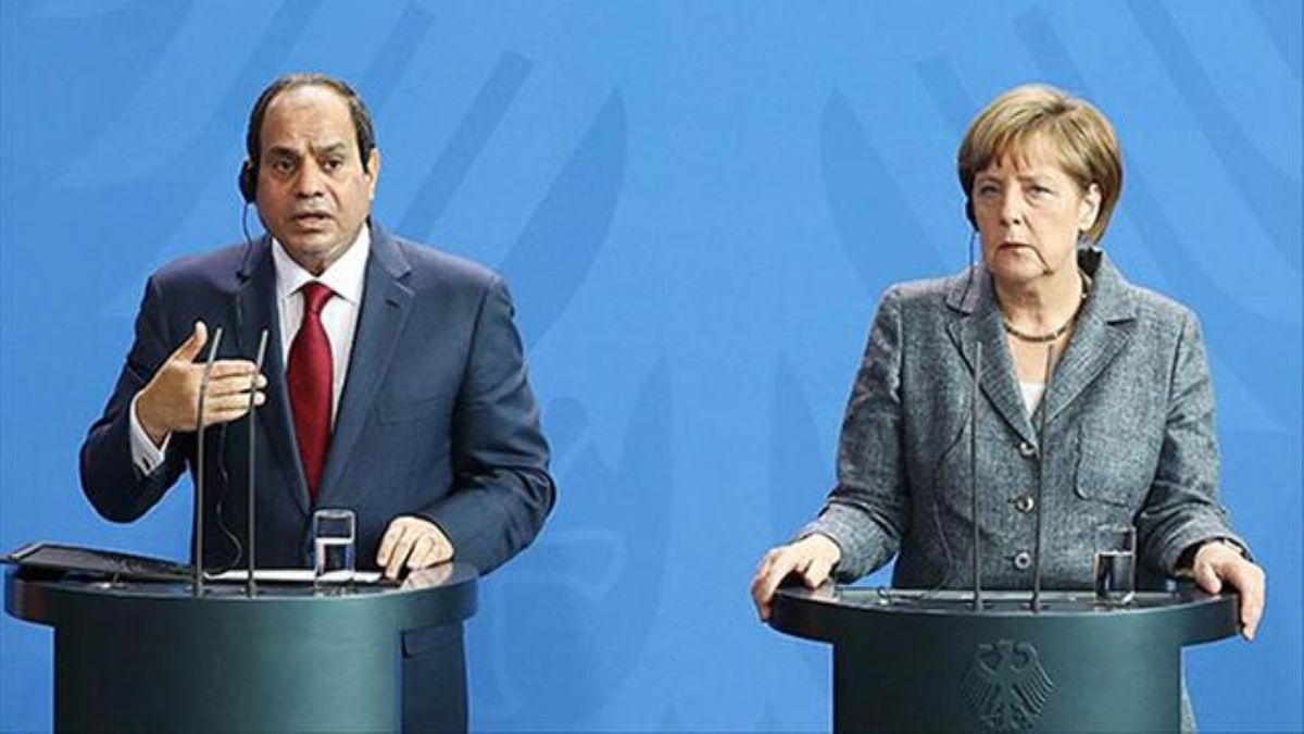 Angela Merkel, Sisi ile Orta Doğu'daki gelişmeleri görüştü