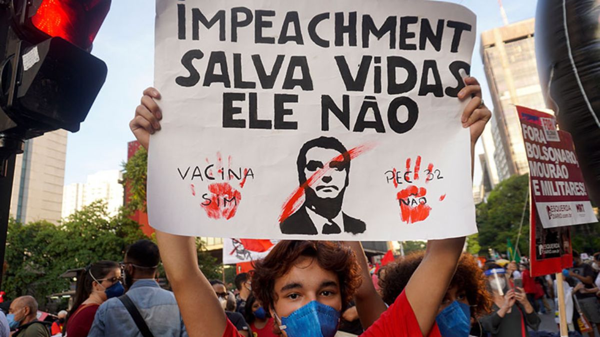 Binlerce kişiden Bolsonaro'ya protesto