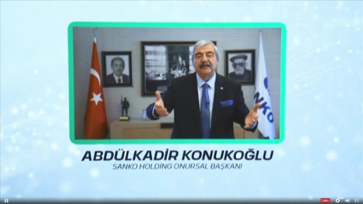 SANKO Holding Onursal Başkanı Abdulkadir Konukoğlu’na 'Onur Ödülü”
