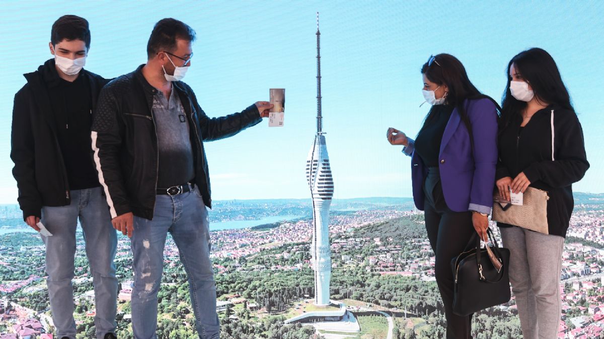 Çamlıca Kulesi, kapılarını ziyaretçilere açtı