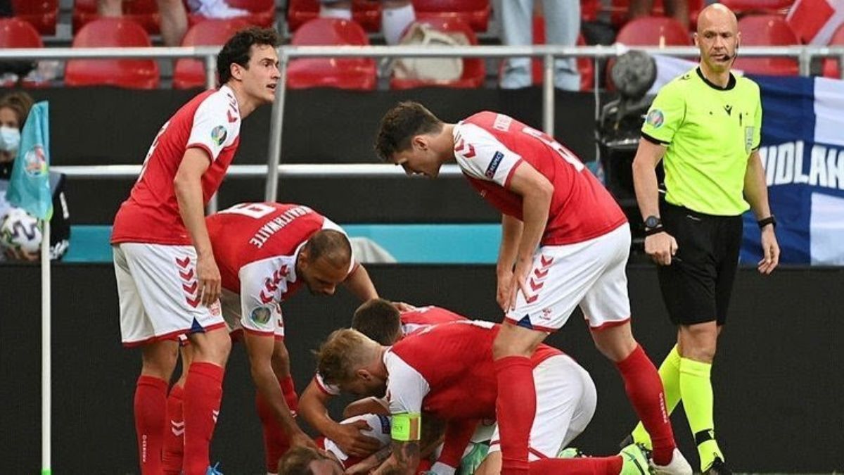 UEFA açıkladı: Hastaneye kaldırılan Christian Eriksen'in durumu stabil