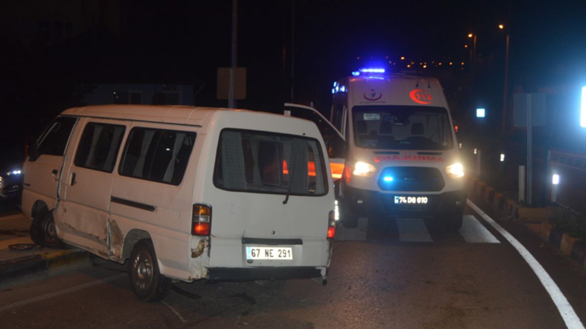 Polisin 'dur' ihtarına uymadı; kaza yaptı