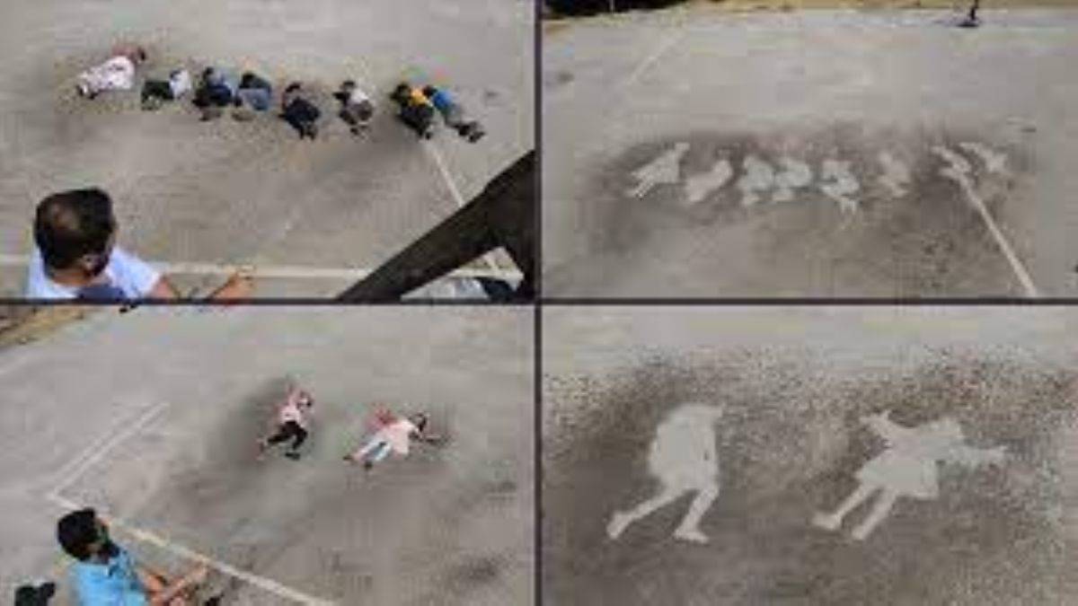 Recep öğretmenin öğrencileriyle 'su oyunu' büyük beğeni topladı