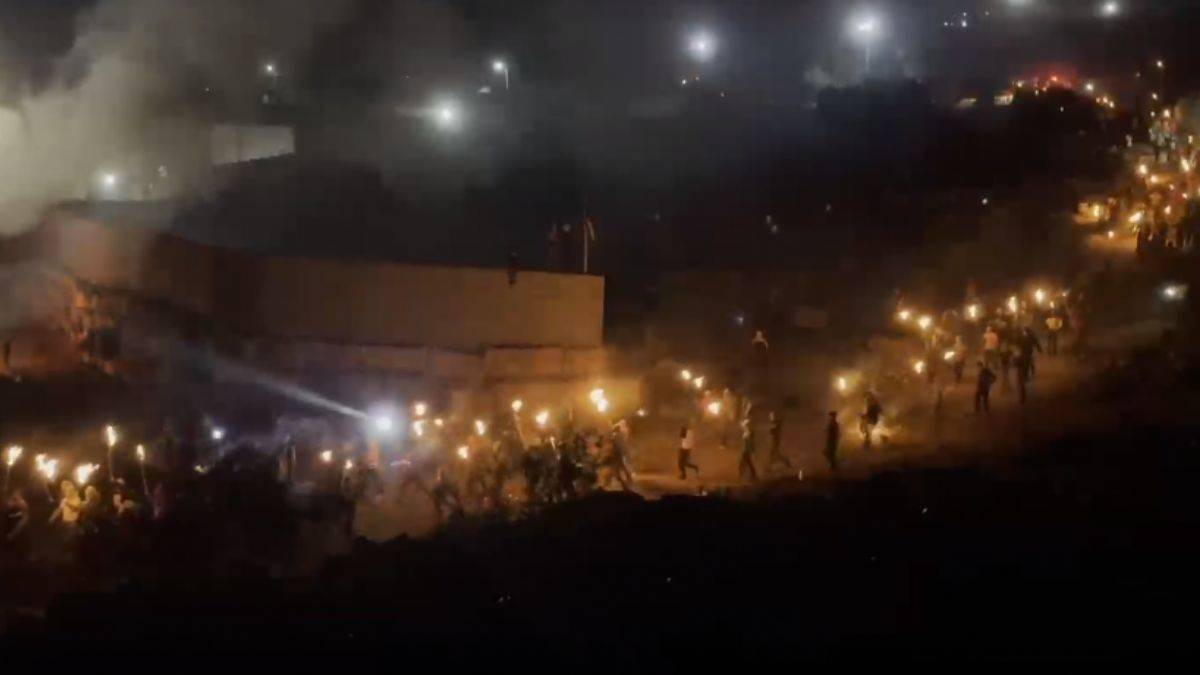 Filistinlilerin 'gece karmaşası' eylemleri sürüyor