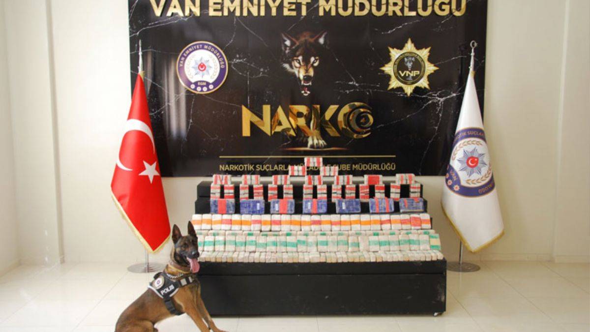 Van'da 205 kilo eroin ele geçirildi