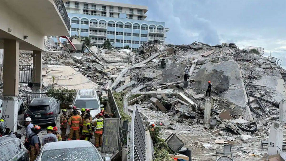 Miami'de çöken binada ölenlerin sayısı yükseliyor