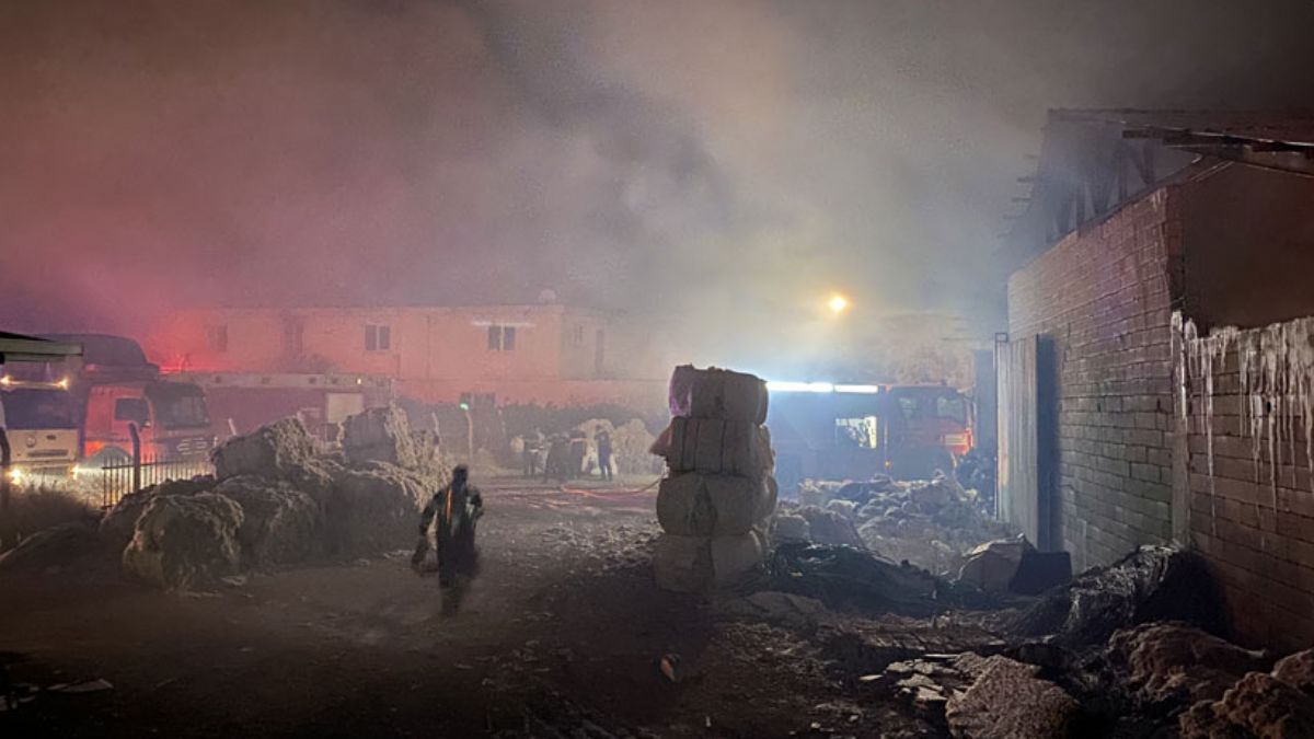 Kahramanmaraş'ta fabrika yangını