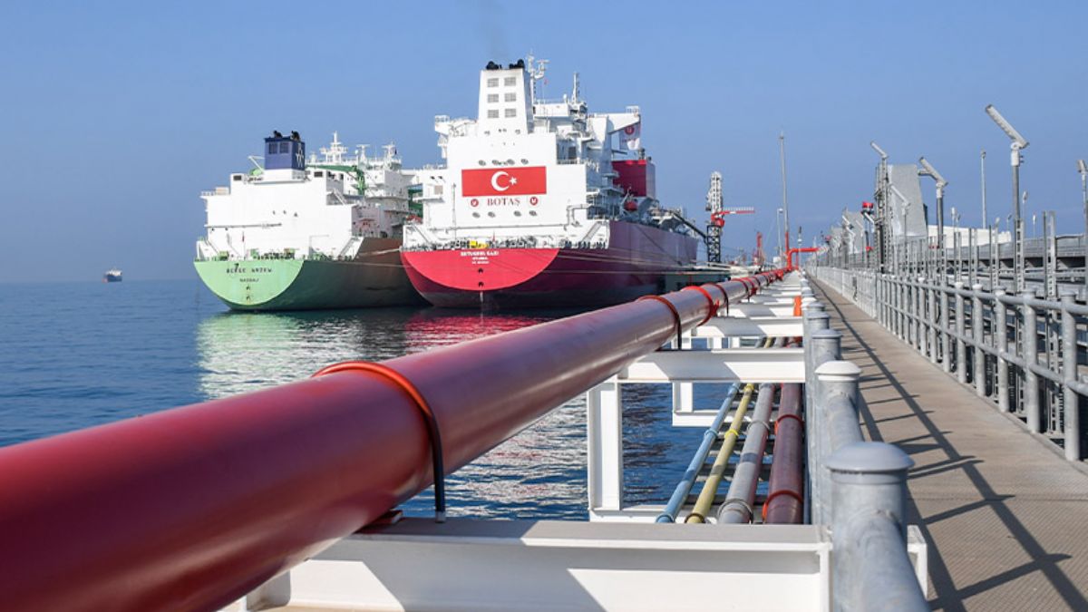 Ertuğrul Gazi'ye ilk LNG nakli başladı