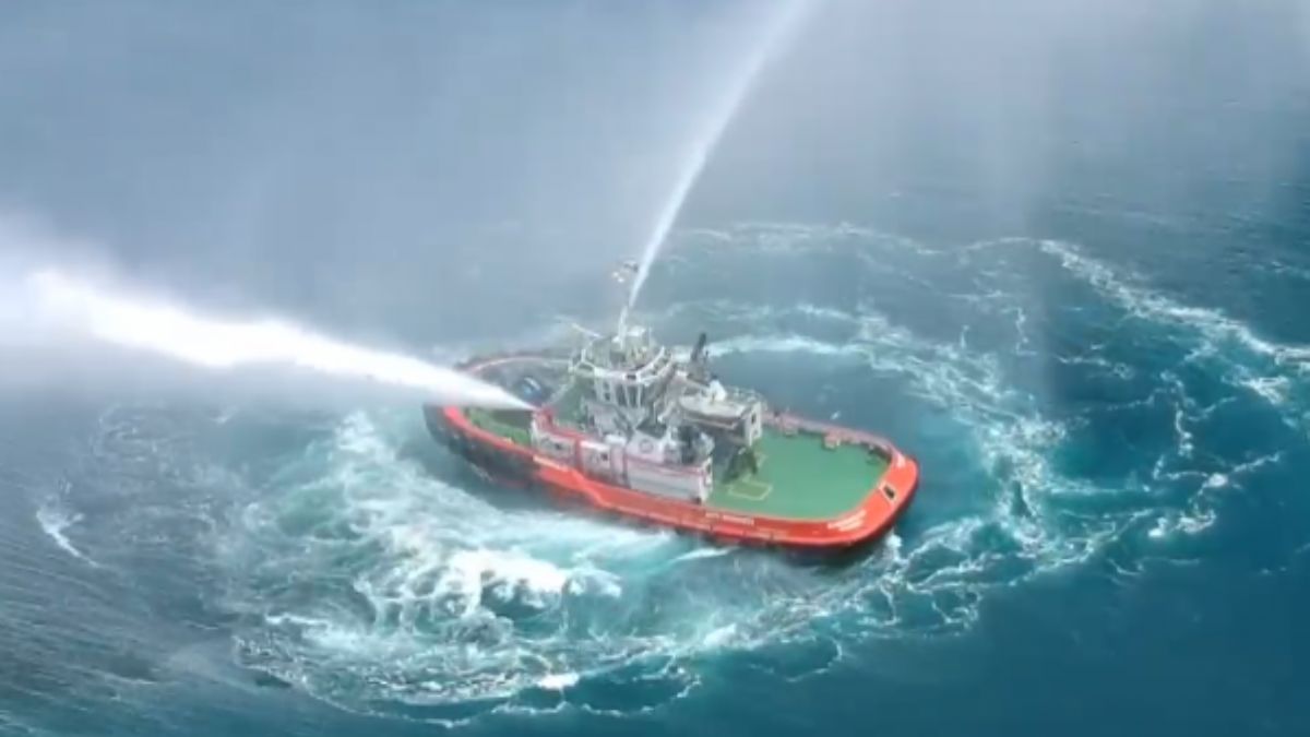 Yeni kurtarma römorkörü görev başında