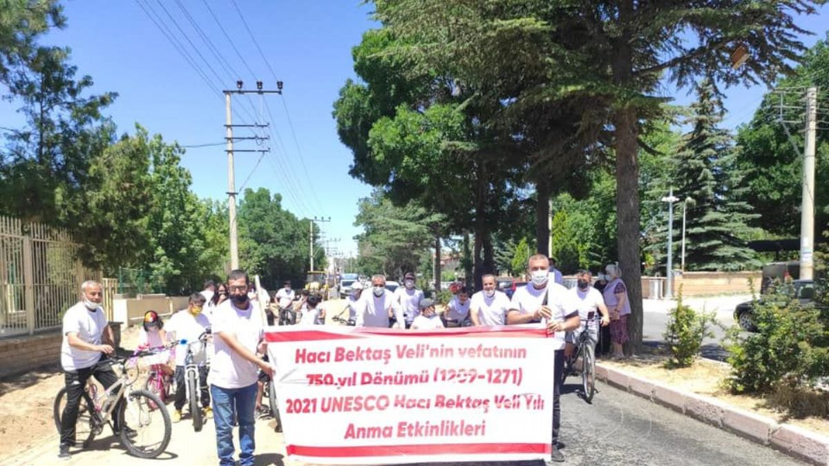 Nevşehir Hacıbektaş’ta bisiklet sürme etkinliği