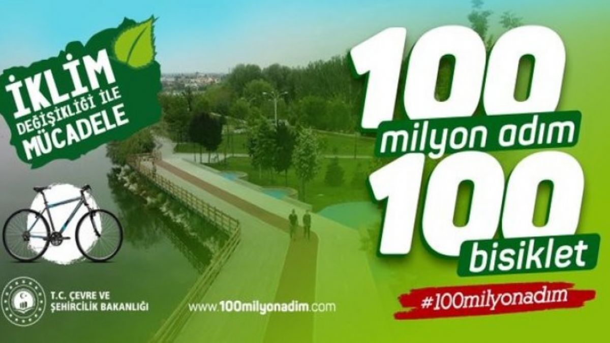 '100 Milyon Adım 100 Bisiklet' Projesi