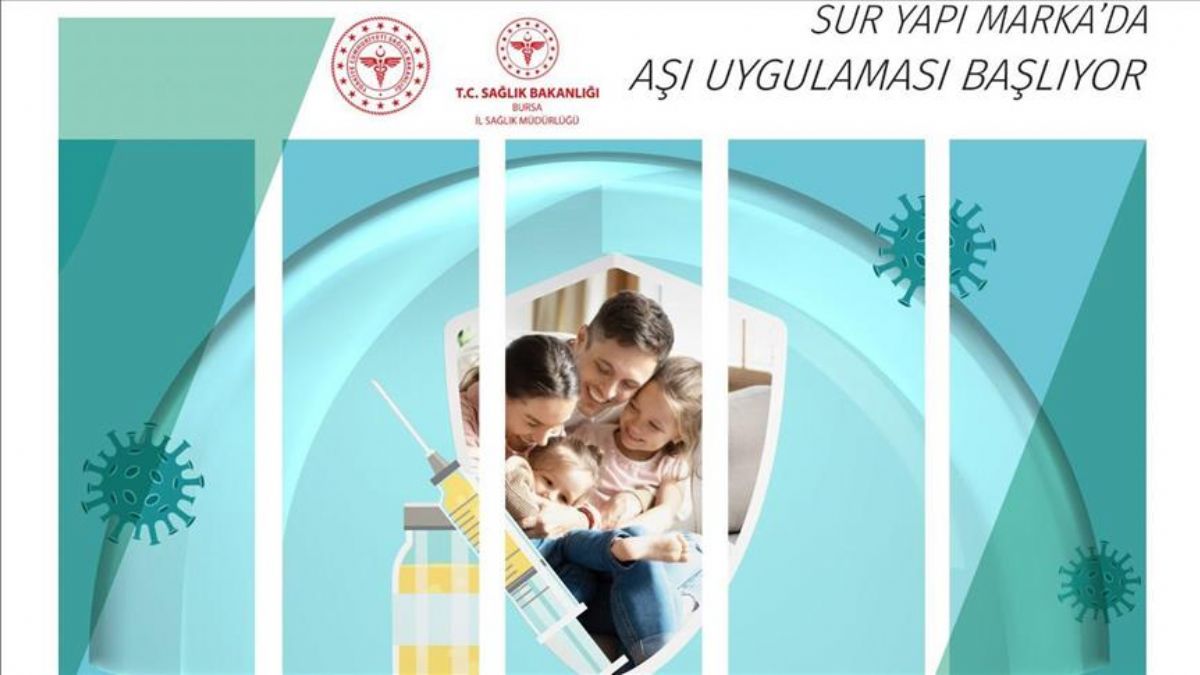 Sur Yapı Marka AVM'de aşı uygulaması başladı