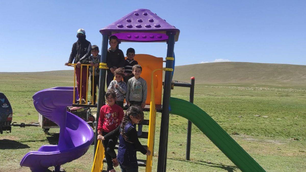 Oyun parklı, banyolu, tuvaletli meralar