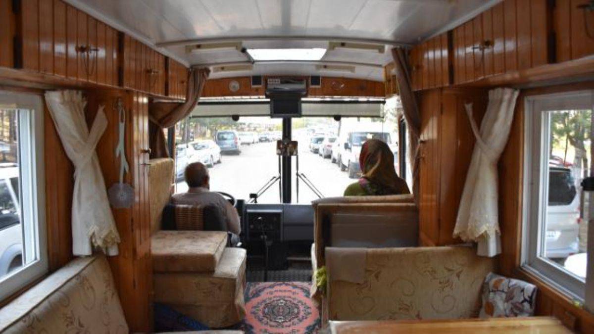 El yapımı ev gibi karavan