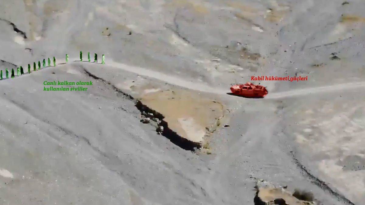 Taliban'a karşı 'canlı kalkan' olarak kullanılan sivillerin görüntüleri ortaya çıktı