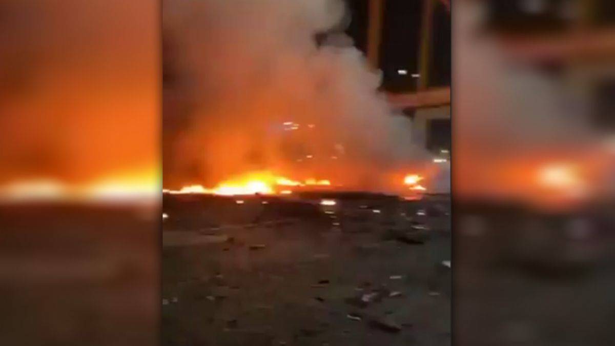 Dubai'deki patlama sonrası ilk görüntüler