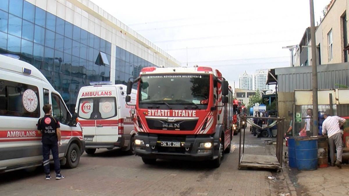 Başakşehir'de sanayi sitesindeki patlama