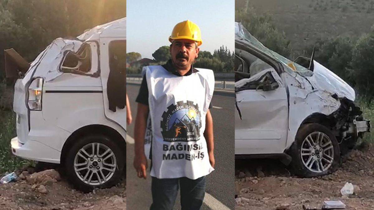 Sendika başkanı kazada hayatını kaybetti