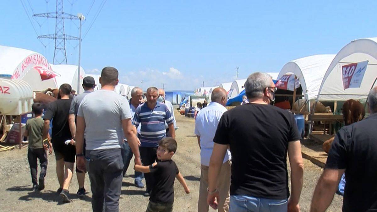 Kurban pazarlarında hareketlilik