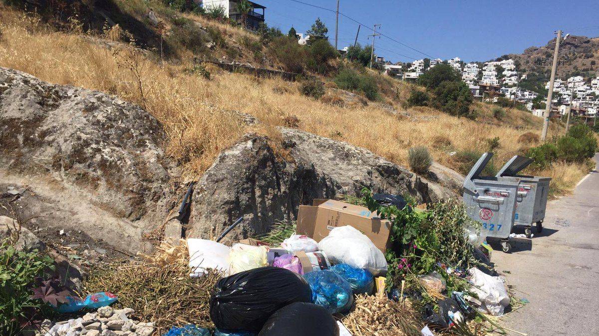 Bodrum'da çöpler neden toplanmıyor?