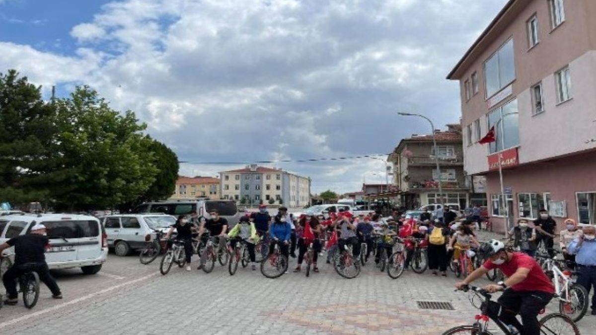 Kütahya Aslanapa'da Bisiklet Turu Etkinliği