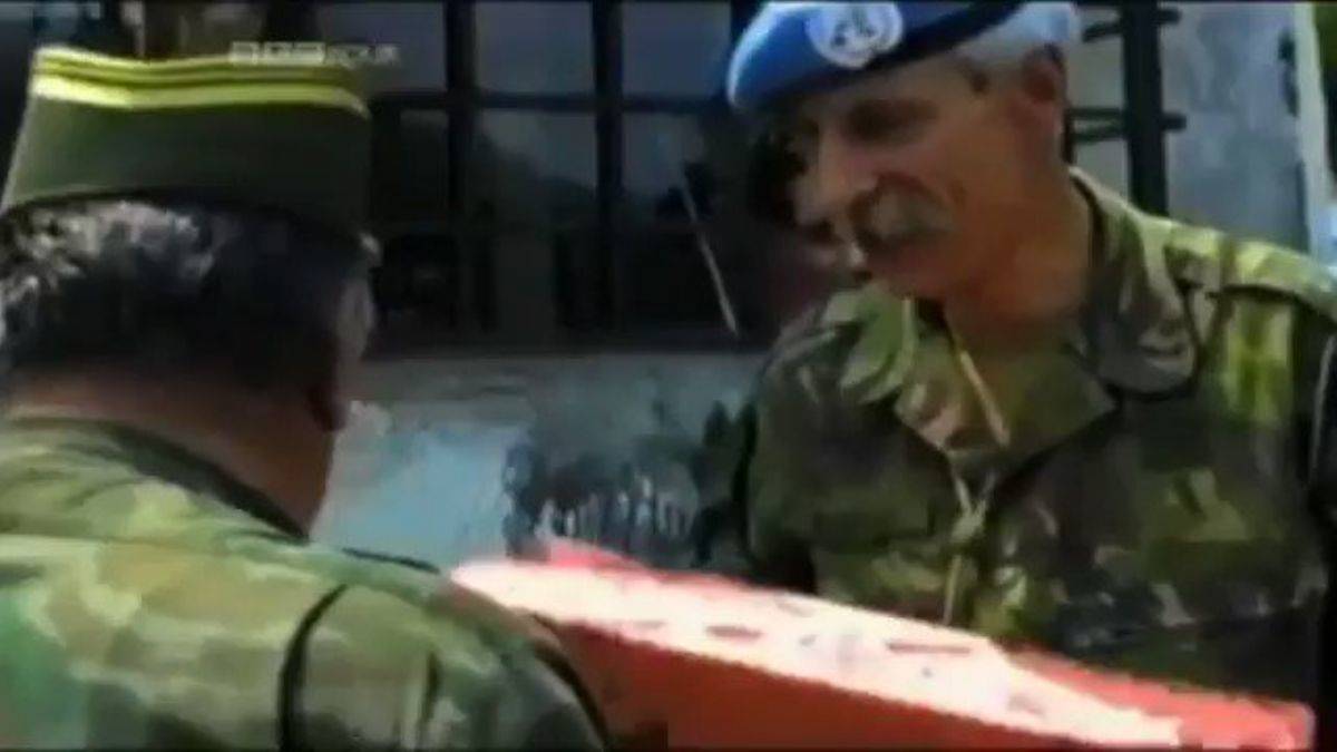 Srebrenitsa katliamından görüntüler