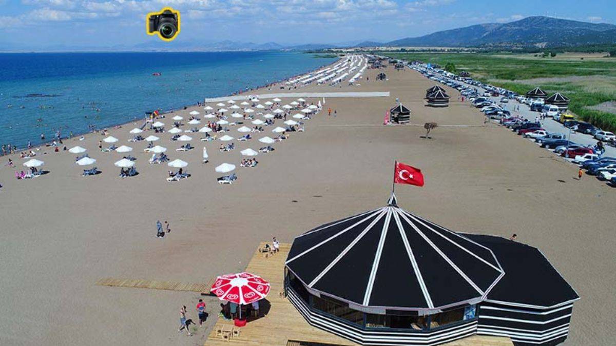 Konya Ovası'nda plaj keyfi