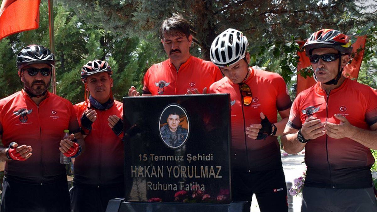 15 Temmuz Bisiklet Turu'nda Bisikletçiler Kırıkkale'ye Ulaştı