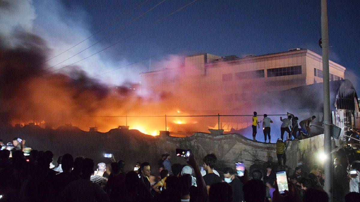 Irak'taki hastane yangınında ölü sayısı 64'e yükseldi