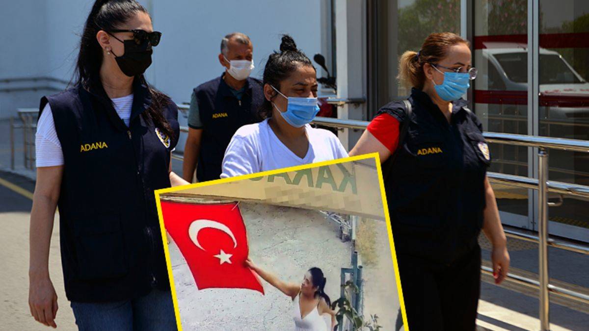 Türk bayrağını çöpe atan kadınla ilgili yeni gelişme