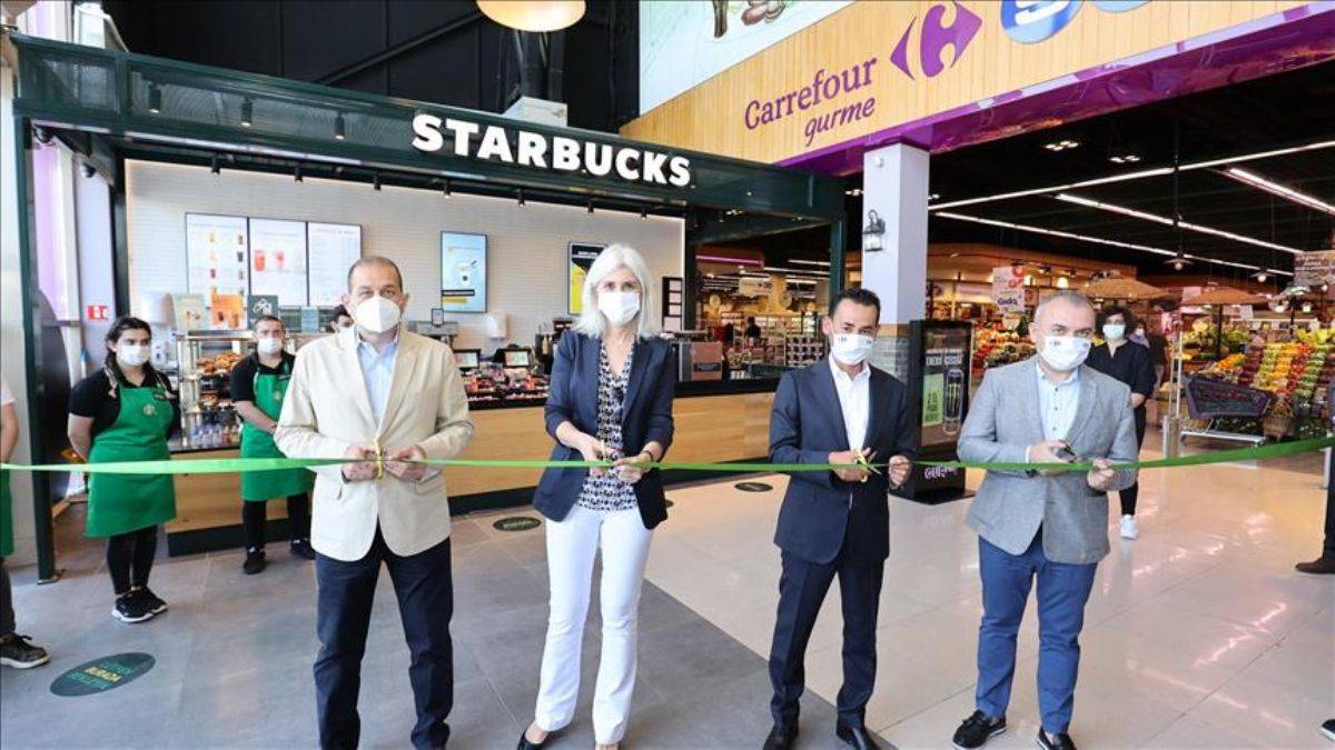 Starbucks, CarrefourSA marketlerde