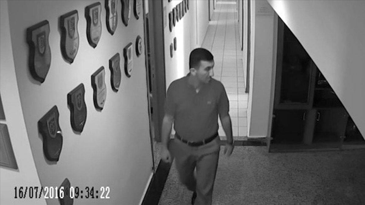 Firari yarbayın Akıncı Üssü'nde görüntüleri ortaya çıktı