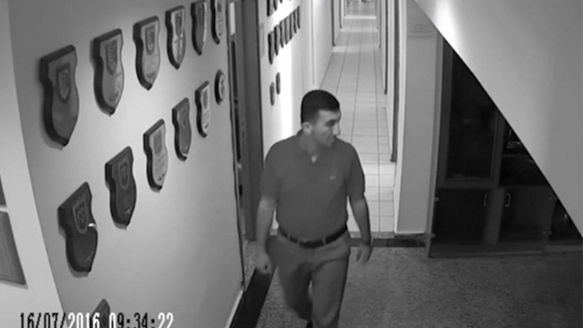 Firari yarbayın Akıncı Üssü'nde görüntüleri ortaya çıktı