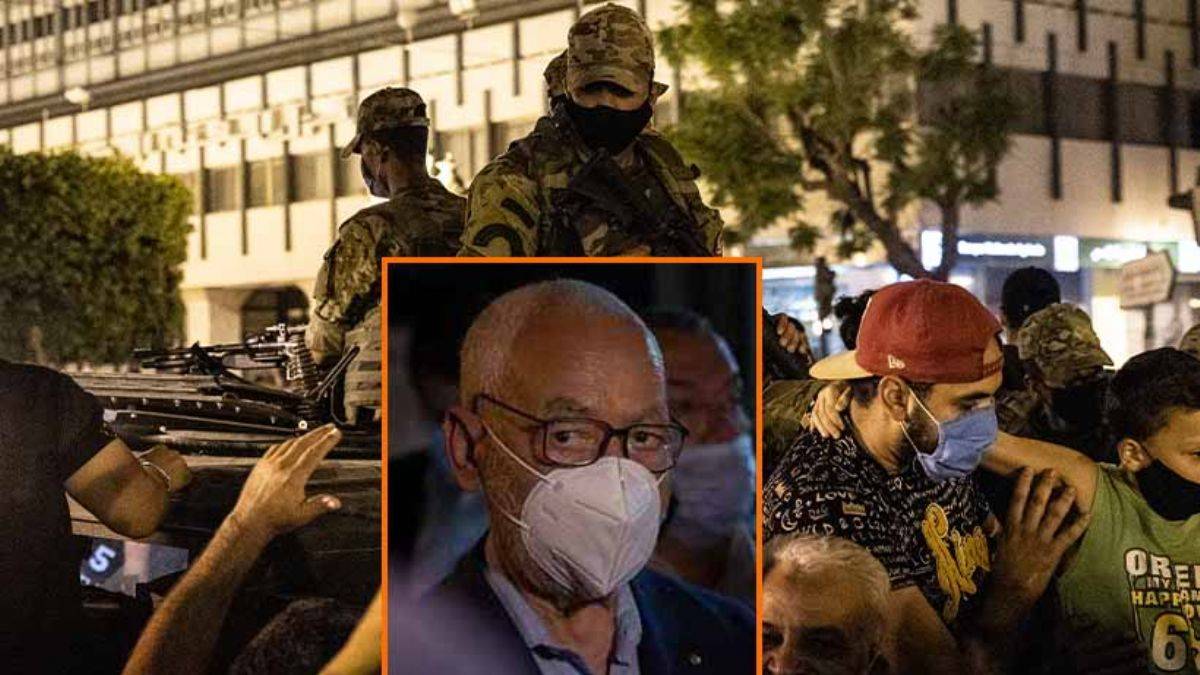 Askerler, Gannuşi ve beraberindeki milletvekillerini parlamentoya almadı