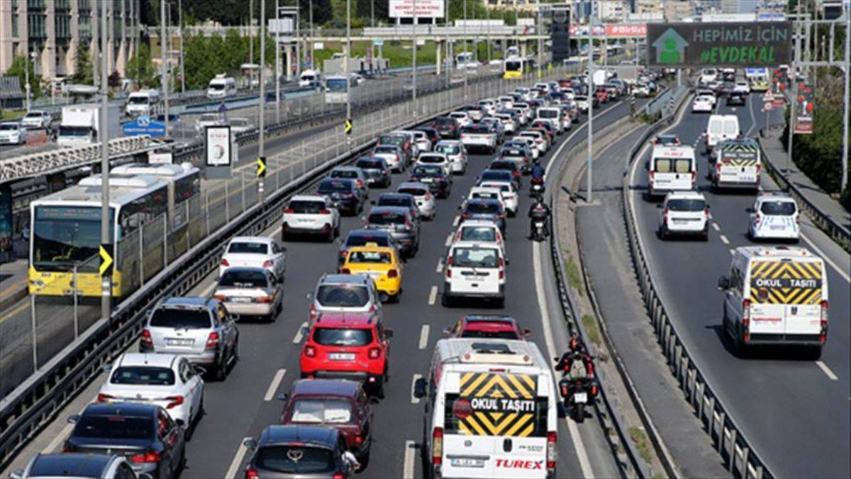 6 ayda 600 bin araca trafik kaydı