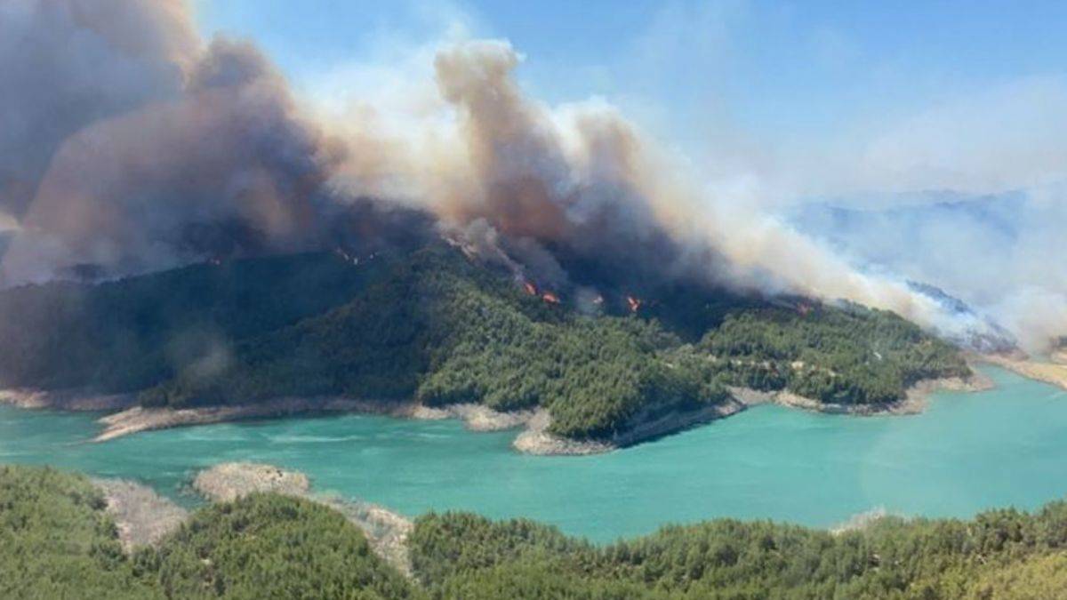 Bakan Pakdemirli: 3 uçak, 38 helikopter ile yangınlara müdahale ediliyor
