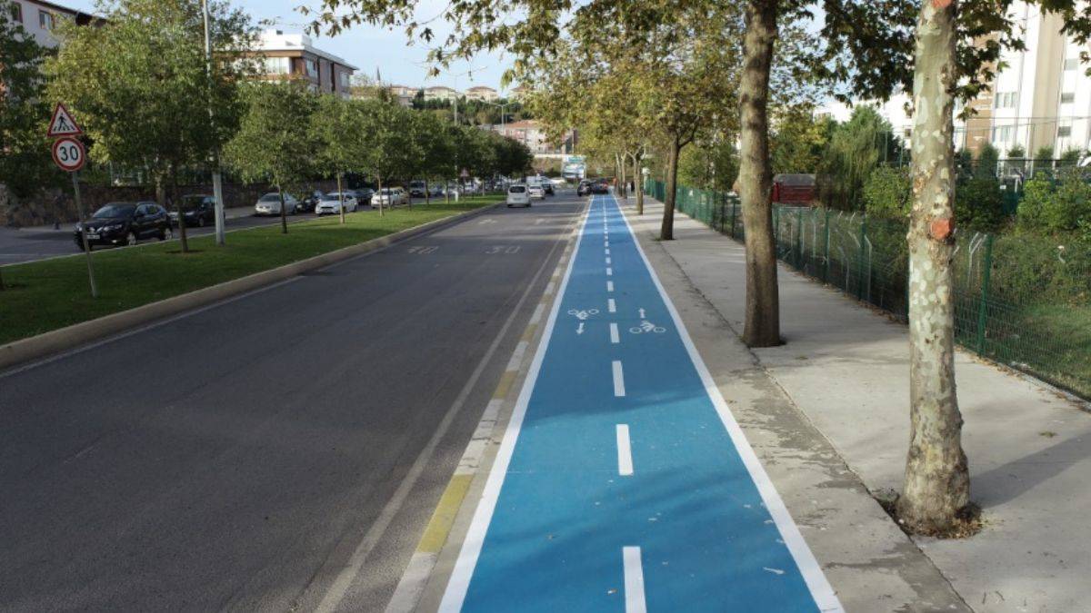 Pendik Belediyesinin 'Bisiklet Yolları Projesi' Devam Ediyor