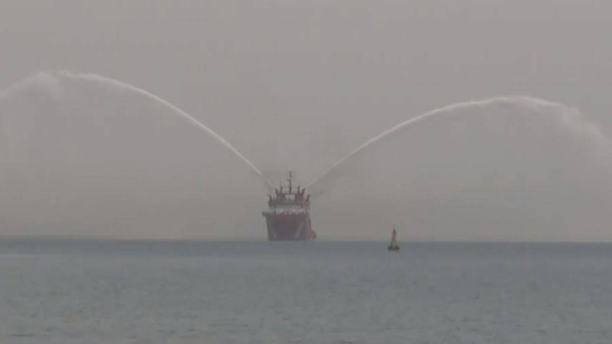 Acil müdahale gemisi Nene Hatun Muğla'da