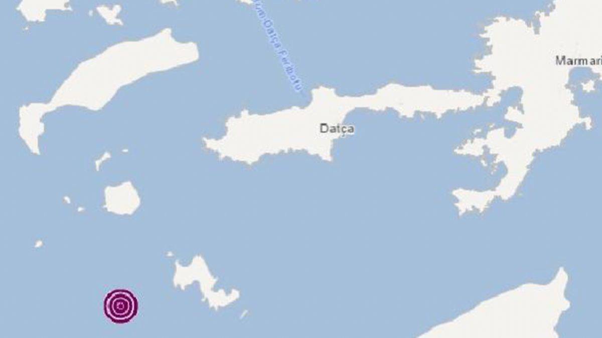 Datça'da korkutan deprem