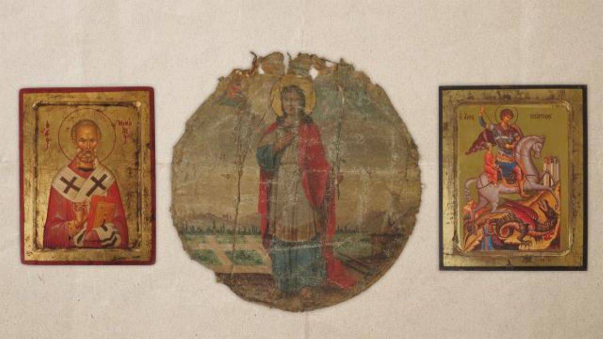 'Gökçeada'dan çalınan eserler Bartholomeos'a takdim edilecek'